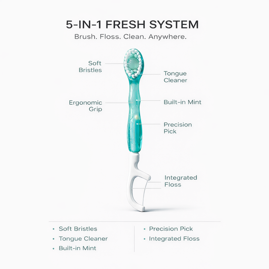 5 in 1 Fresh Sticks - Mint Ice